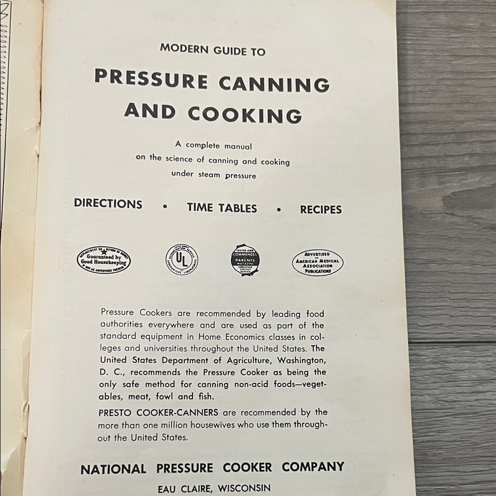 Presto Red Modern Guide to Pressure Cooking and Canning Cookbook - Picture 5 of 8